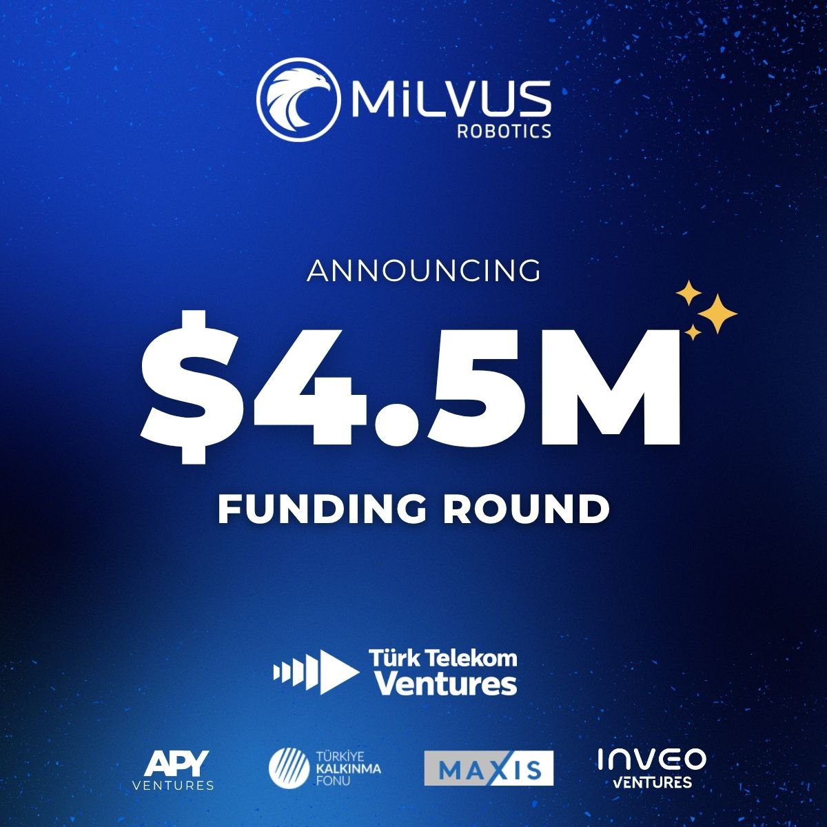 Milvus Robotics Secures 4.5 Million Funding to Accelerate Global Expansion
